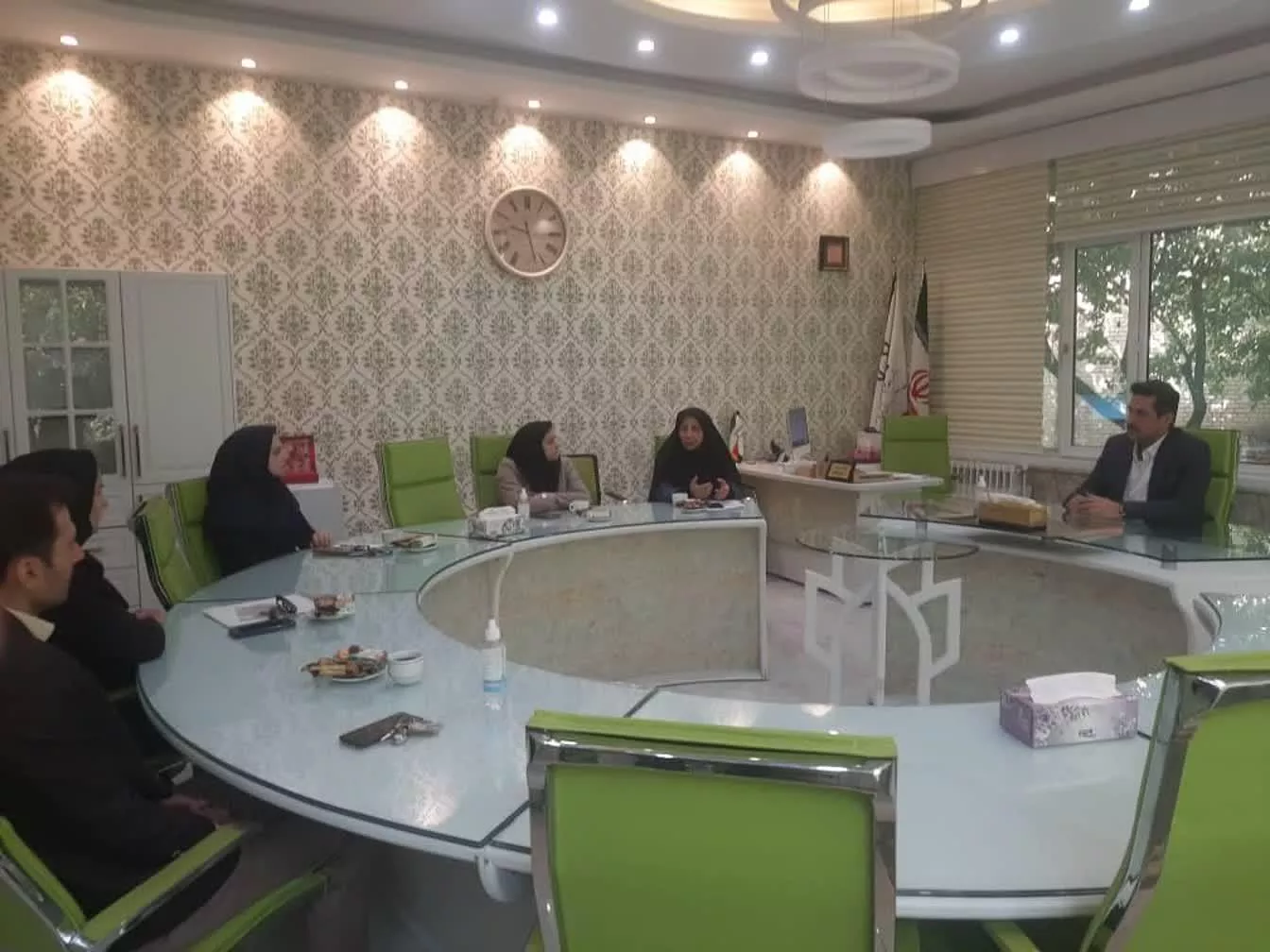 نشست با رئیس دانشکده تغذیه
